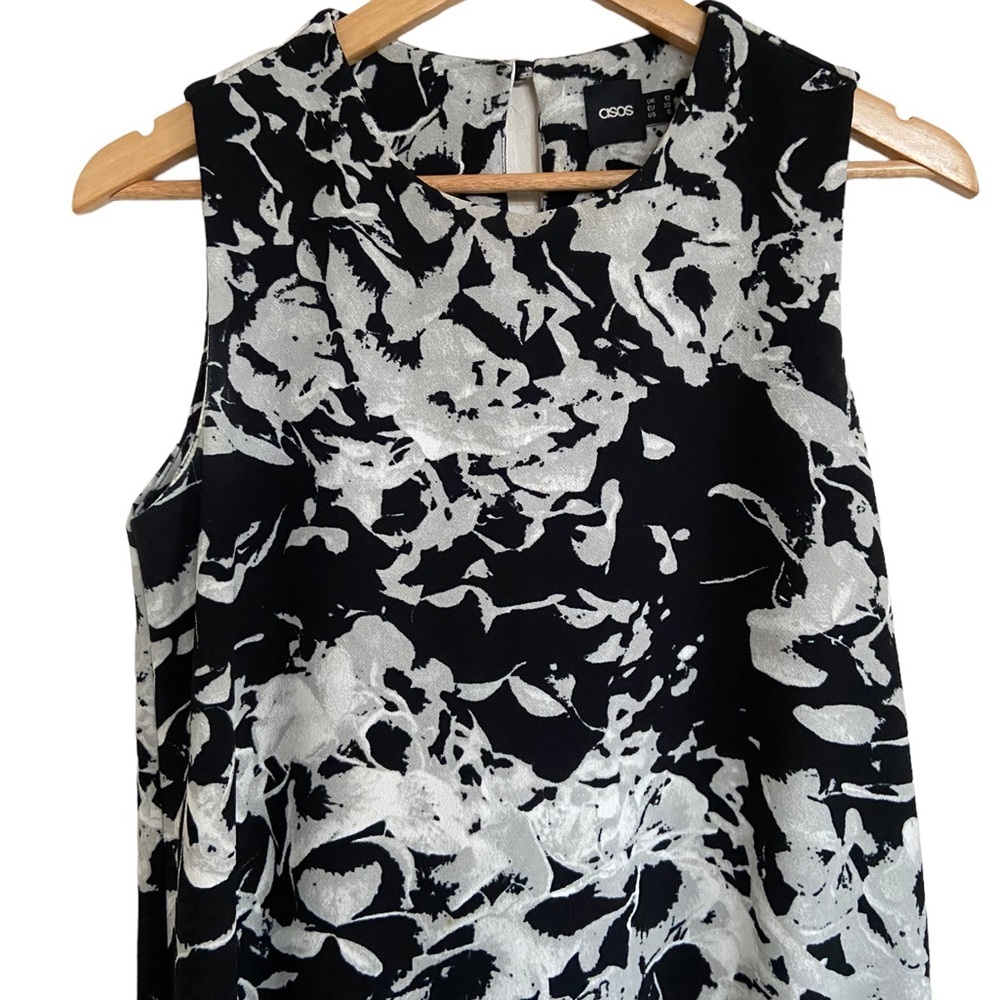 ASOS Floral Ruffle Pleated Dress - Picture 4 of 9